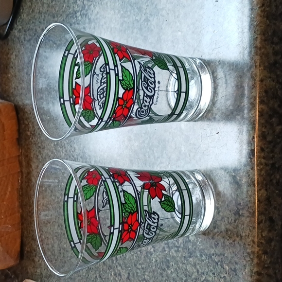 Coca-Cola Glasses set of 2 - Picture 1 of 3
